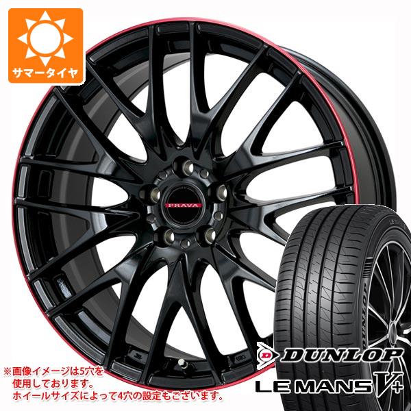 サマータイヤ 215/40R18 89W XL ダンロップ ルマン5 LM5+ レイシーン プラバ 9M 7.5 18 :ley9mred 40281:タイヤ1番