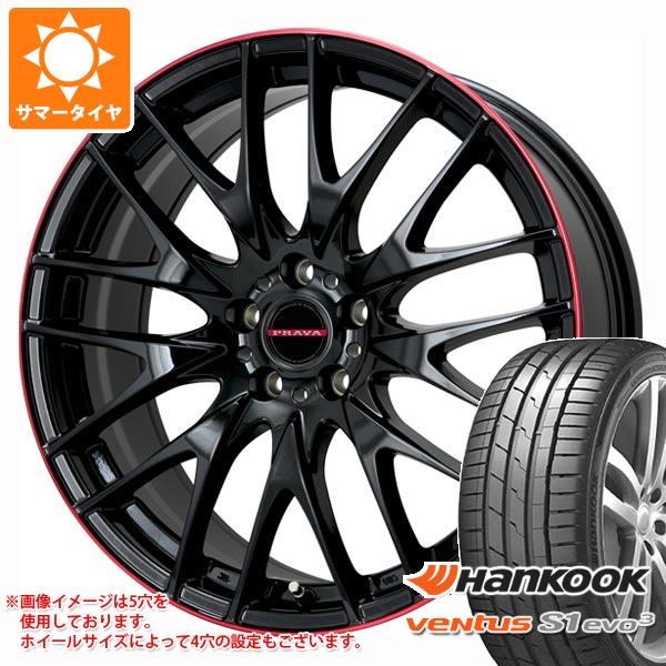 2023年製 サマータイヤ 245/35R19 (93Y) XL ハンコック ベンタス S1 エボ3 K127 レイシーン プラバ 9M 8.0 19 :ley9mred 39940:タイヤ1番