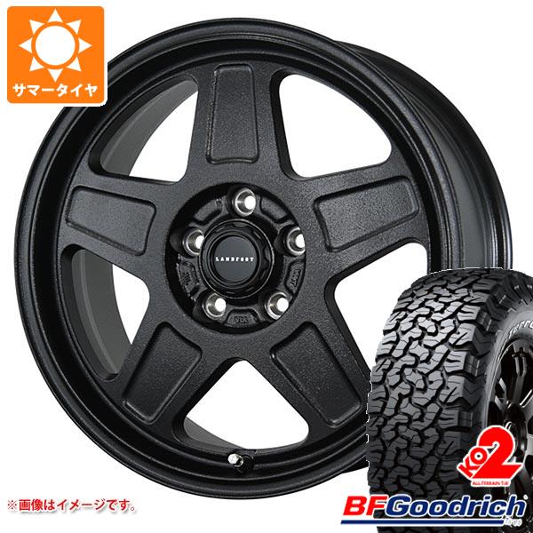 アウトランダー GF/GG系用 サマータイヤ BFグッドリッチ オールテレーンT/A KO2 LT215/70R16 100/97R ホワイトレター ランドフット GWD 7.0 16 :lfgwd5 21564 m83974tb:タイヤ1番