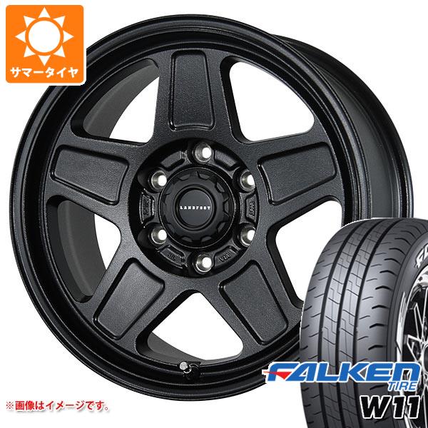 ハイエース 200系用 2024年製 サマータイヤ ファルケン W11 215/65R16C 109/107N ホワイトレター ランドフット GWD 6.5 16 :lfgwdh 32712 t80967yt:タイヤ1番