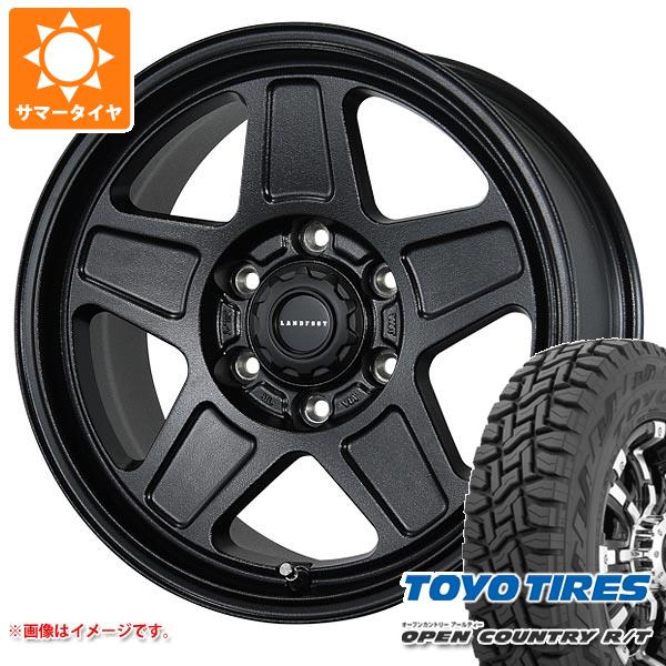 FJクルーザー 10系用 サマータイヤ トーヨー オープンカントリー R/T LT285/70R17 116/113Q ホワイトレター ランドフット GWD 8.0 17 :lfgwd6 35680 t801005yt:タイヤ1番