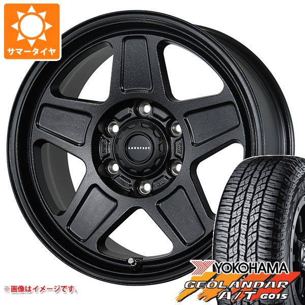 5本セット FJクルーザー 10系用 サマータイヤ ヨコハマ ジオランダー A/T G015 LT265/70R17 121/118S アウトラインホワイトレター ランドフット GWD 8.0 17 :lfgwd6 22929 t801004yt 5:タイヤ1番