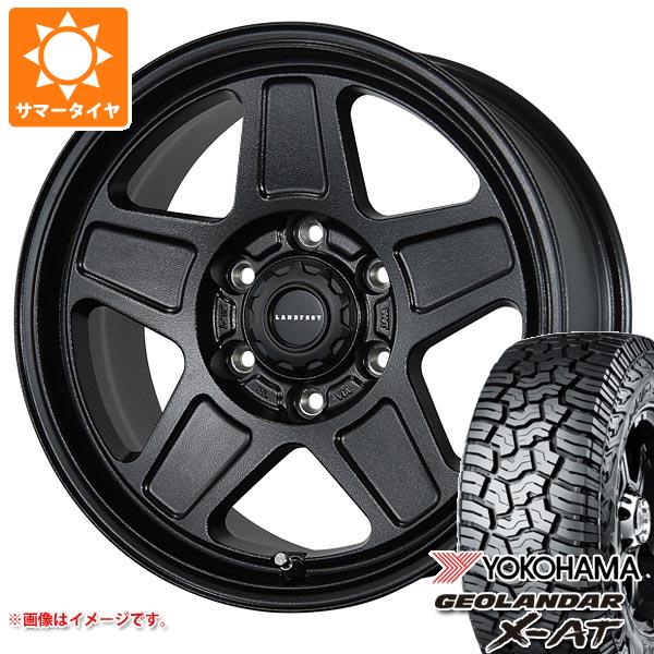 5本セット FJクルーザー 10系用 サマータイヤ ヨコハマ ジオランダー X AT G016 LT265/70R17 121/118Q ブラックレター ランドフット GWD 8.0 17 :lfgwd6 33341 t801004yt 5:タイヤ1番