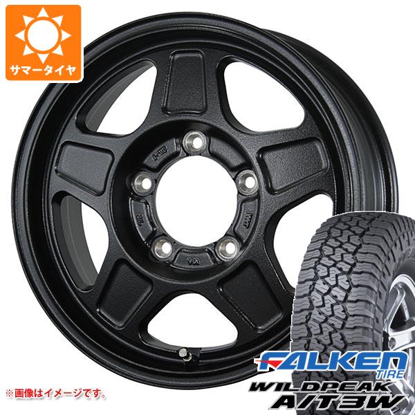 5本セット スズキ ジムニーノマド JC74W用 サマータイヤ ファルケン ワイルドピーク A/T3W LT225/75R16 115/112Q ランドフット GWD 5.5-16
