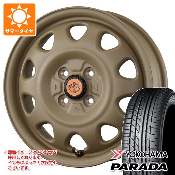 PARADA PA03 スズキ エブリイバン DA17V用 サマータイヤ ヨコハマ