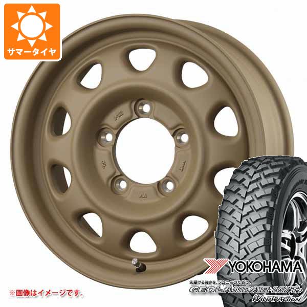 5本セット ジムニー用 サマータイヤ ヨコハマ ジオランダー M/T+ G001J 195R16C 104/102Q ランドフット SWZ 5.5 16 :lfswzcj 14208 s861002zk 5:タイヤ1番