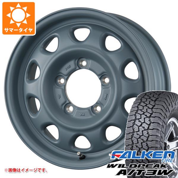 5本セット ジムニー JB64W用 サマータイヤ ファルケン ワイルドピーク A/T3W LT225/75R16 115/112Q ランドフット SWZ 5.5-16