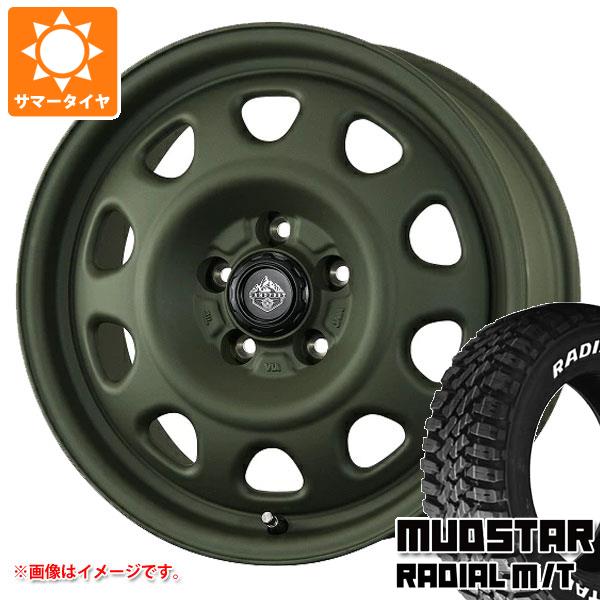 アウトランダー GF/GG系用 サマータイヤ マッドスター ラジアル M/T 215/70R16 100T ホワイトレター ランドフット SWZ 7.0-16