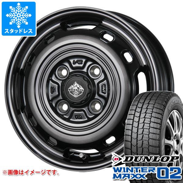 スタッドレスタイヤ ダンロップ ウインターマックス02 WM02 165/60R15 77Q ランドフット XFG 4.5-15
