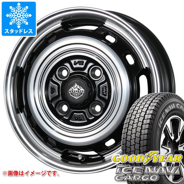 キャリイ DA16T用 スタッドレス グッドイヤー アイスナビカーゴ 145/80R12 80/78N (145R12 6PR相当) ランドフット XFG