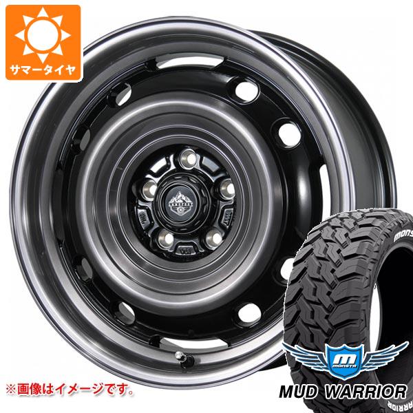 5本セット ジープ ラングラー JK/JL系用 サマータイヤ モンスタ マッドウォーリアー LT265/70R17 121/118Q ホワイトレター ランドフット XFG :lfxfspw 34779 j27102p 5:タイヤ1番