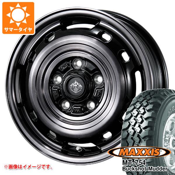 タウンエース バン 400系用 サマータイヤ マキシス MT-754 バックショットマッダー 195R14C 106/104R 8PR アウトラインホワイトレター ランドフット XFG 5.0-14｜tire1ban