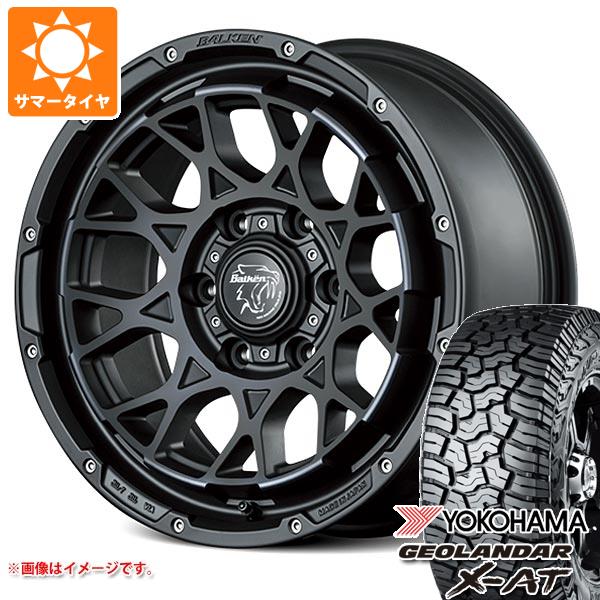 5本セット FJクルーザー 10系用 サマータイヤ ヨコハマ ジオランダー X AT G016 LT285/70R17 121/118Q ブラックレター ヴァルケン ローツェ 8.0 17 : lhotz6 41326 t801005yt 5 : タイヤ1番