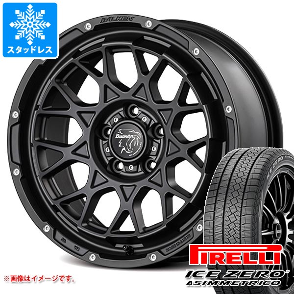 ICE ASIMMETRICO - トヨタ 30系アルファード用 スタッドレス ピレリ アイスゼロアシンメトリコ 225/65R17 106H XL ヴァルケン ローツェ