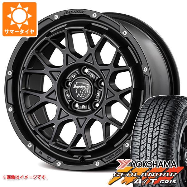 アルファード 30系用 サマータイヤ ヨコハマ ジオランダー A/T G015 225/65R17 102T アウトラインホワイトレター ヴァルケン ローツェ 8.0-17