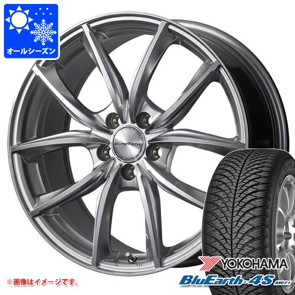 プジョー 3008 P84系用 オールシーズンタイヤ ヨコハマ ブルーアース4S AW21 225/55R18 98V ユーロテック VPライン