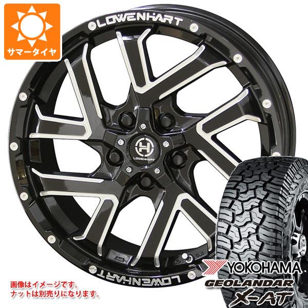 エクストレイル T32系用 2023年製 サマータイヤ ヨコハマ ジオランダー X AT G016 LT235/70R16 104/101Q ブラックレター レーベンハート GXL206 7.0 16 :logx2065 35220 n84975sn:タイヤ1番