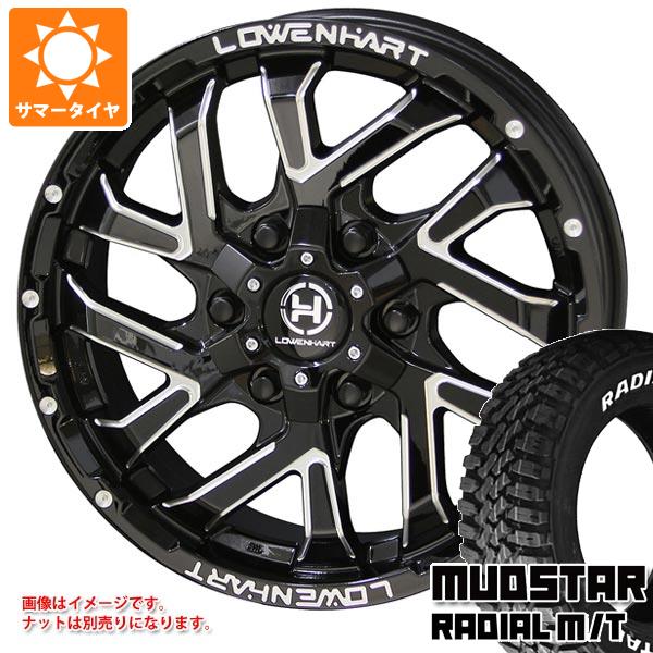 ハイエース 200系用 サマータイヤ マッドスター ラジアル M/T 215/60R17C 109/107R ホワイトレター レーベンハート GXL206 6.5 17 :logx206h 34816 t80968yt:タイヤ1番