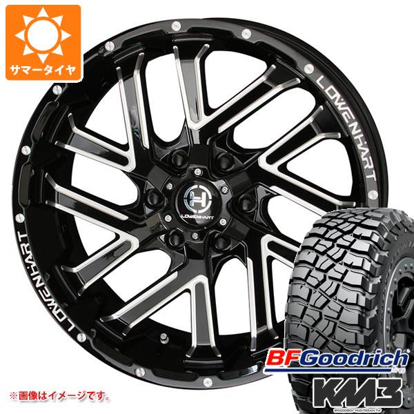 ハイラックスサーフ215系用 サマータイヤ BFグッドリッチ マッドテレーンT/A KM3 LT265/65R17 120/117Q レーベンハート GXL206 8.0 17 :lowgx206 32390 t801055yt:タイヤ1番