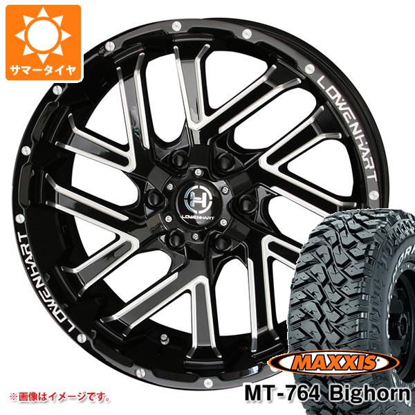 サマータイヤ 265/70R17 118/115Q 8PR マキシス MT 764 ビッグホーン ホワイトレター レーベンハート GXL206 8.0 17 :lowgx206 36331:タイヤ1番