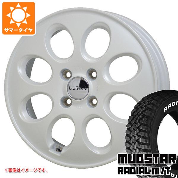 ハイゼットトラック S500系用 サマータイヤ マッドスター ラジアル M/T 165/65R14 79S ホワイトレター ララパーム オーバル 4.5 14 :lpoval 34827 d85756ht:タイヤ1番