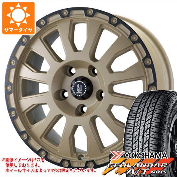 ジープ ラングラー JK/JL系用 サマータイヤ ヨコハマ ジオランダー A/T G015 LT285/70R17 121/118S アウトラインホワイトレター ラ・ストラーダ アヴェンチュラ｜tire1ban