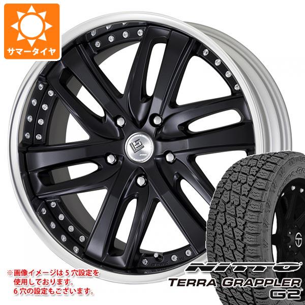 ランドクルーザー プラド 150系用 サマータイヤ ニットー テラグラップラー G2 285/50R20 116S XL ワーク LS ブライトリング SUV 8.5 20 :lsbsuv2 38579 t80991yt:タイヤ1番