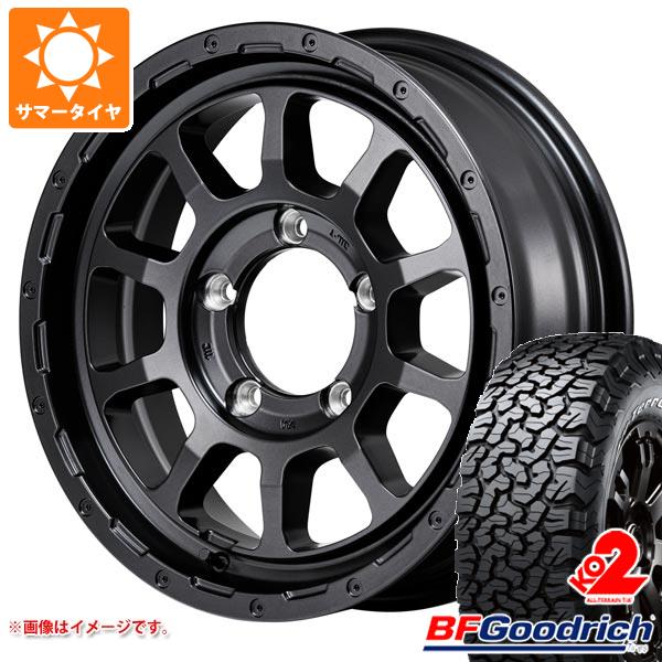 5本セット ジムニーシエラ JB74W用 サマータイヤ BFグッドリッチ オールテレーンT/A KO2 LT225/70R16 ホワイトレター M10 パーシング バレルブラック 6.0 16 :m10bbs 21573 s861006zk 5:タイヤ1番