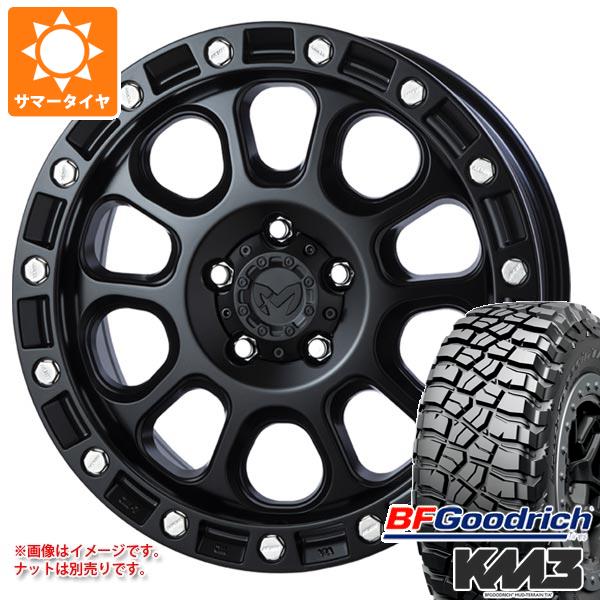 5本セット ジープ ラングラー JK/JL系用 サマータイヤ BFグッドリッチ マッドテレーンT/A KM3 33x12.50R17LT 120Q MKW M204 : m204bkw 30402 j27130p 5 : タイヤ1番