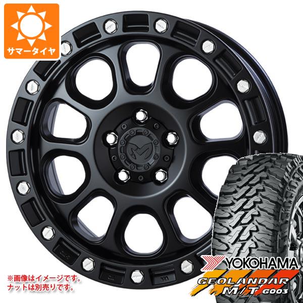 デリカD:5用 サマータイヤ ヨコハマ ジオランダー M/T G003 LT215/70R16 100/ 97Q MKW M204 7.0 16 :m204bk5 36783 m83960tb:タイヤ1番