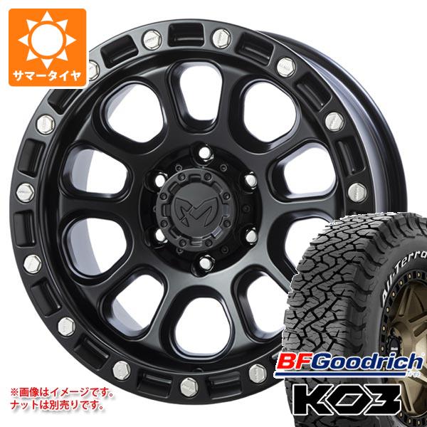 トヨタ ハイラックス 120系用 サマータイヤ BFグッドリッチ オールテレーンT/A KO3 LT265/65R17 116/113S ホワイトレター MKW M204 8.0-17
