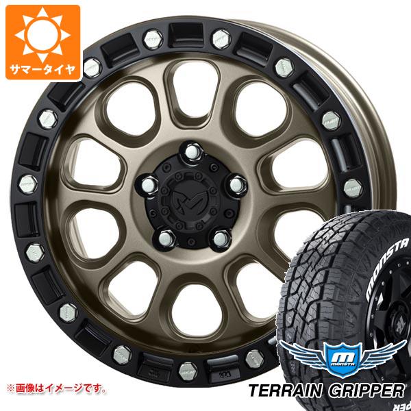 5本セット ジープ ラングラー JK/JL系用 サマータイヤ モンスタ テレーングリッパー LT285/70R17 121/118R ホワイトレター MKW M204 :m204cbw 34805 j27121p 5:タイヤ1番