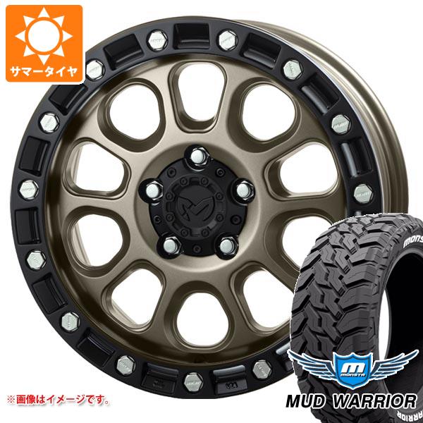 5本セット ジープ ラングラー JK/JL系用 サマータイヤ モンスタ マッドウォーリアー LT265/70R17 121/118Q ホワイトレター MKW M204