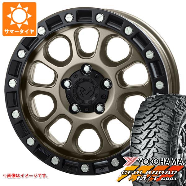 5本セット ジープ ラングラー JK/JL系用 サマータイヤ ヨコハマ ジオランダー M/T G003 LT285/75R17 121/118Q MKW M204 : m204cbw 36416 j27140p 5 : タイヤ1番