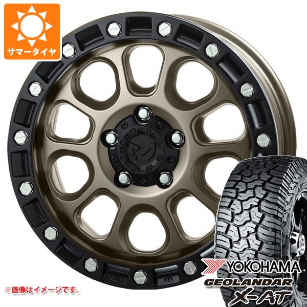 ジープ ラングラー JK/JL系用 サマータイヤ ヨコハマ ジオランダー X AT G016 LT295/70R17 121/118Q ブラックレター MKW M204 :m204cbw 41327 j27139p:タイヤ1番