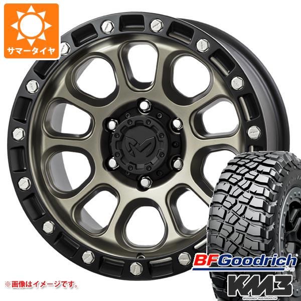 サマータイヤ 285/70R17 121/118Q BFグッドリッチ マッドテレーンT/A KM3 MKW M204 8.0 17 :m204cb6 27567:タイヤ1番