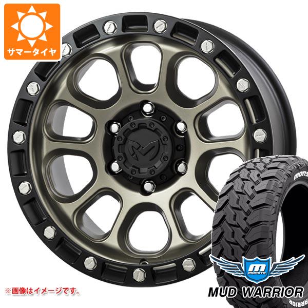 5本セット FJクルーザー 10系用 サマータイヤ モンスタ マッドウォーリアー LT265/70R17 121/118Q ホワイトレター MKW M204 8.0-17
