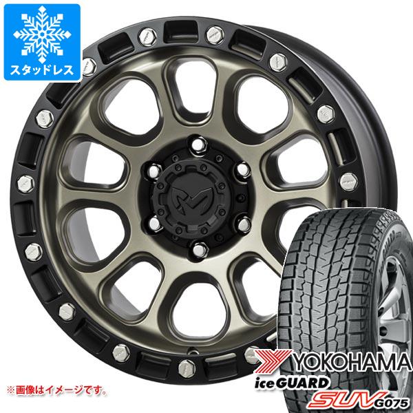 FJクルーザー 10系用 スタッドレス ヨコハマ アイスガード SUV G075 LT285/70R17 121/118Q MKW M204｜tire1ban