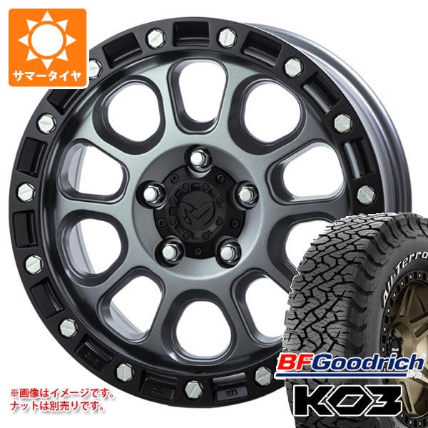 アウトランダー GF/GG系用 サマータイヤ BFグッドリッチ オールテレーンT/A KO3 LT225/65R17 107/103S ブラックレター MKW M204 8.0-17