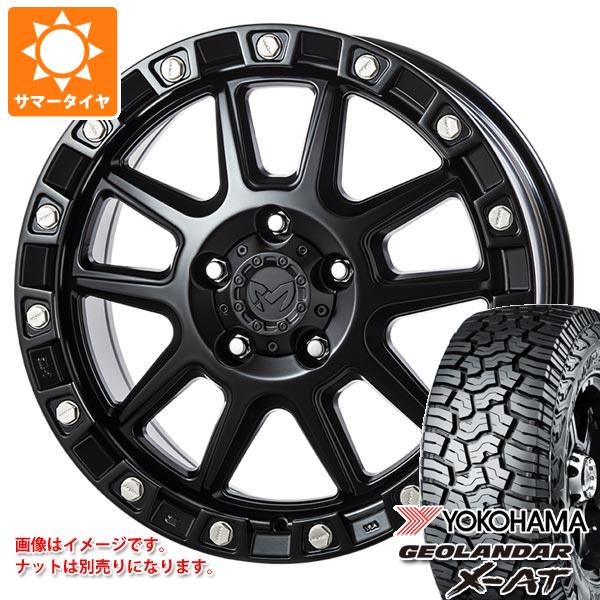 5本セット ジープ ラングラー JK/JL系用 サマータイヤ ヨコハマ ジオランダー X-AT G016 LT265/60R18 119/116Q ブラックレター MKW M205