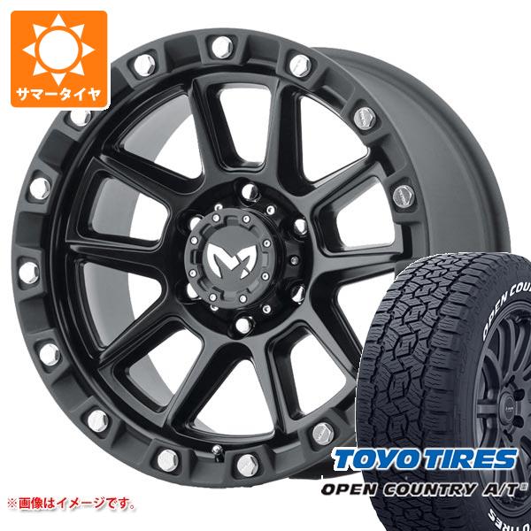 FJクルーザー 10系用 サマータイヤ トーヨー オープンカントリー A/T3 LT285/70R17 116/113Q ホワイトレター MKW M205 8.5 17 :m205bk 41271 t801005yt:タイヤ1番