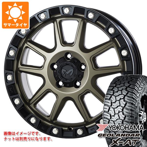 5本セット ジープ ラングラー JK/JL系用 サマータイヤ ヨコハマ ジオランダー X-AT G016 LT275/70R18 125/122Q ブラックレター MKW M205