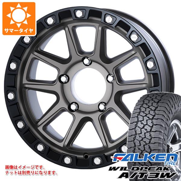 トライスターインターナショナル - トヨタ 地びたクルーザー70 GRJ76K用 朱夏タイア ファルケン ワイルドピーク A/T3W LT265/70R17 121/118R MKW M205 8.5-17 夏タイヤ、ホイールセット-タイヤ、ホイール