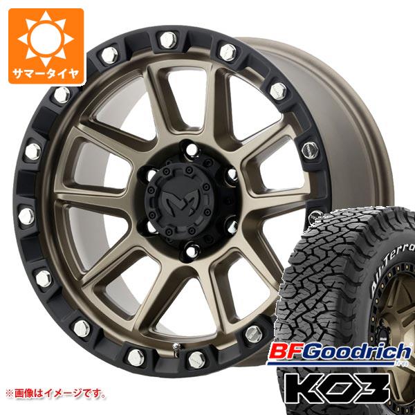 ランドクルーザー プラド 150系用 サマータイヤ BFグッドリッチ オールテレーンT/A KO3 LT265/65R17 116/113S ホワイトレター MKW M205 8.5 17 : m205cb 42569 t80986yt : タイヤ1番