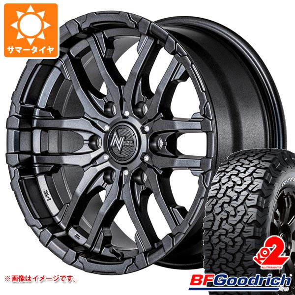 FJクルーザー 10系用 サマータイヤ BFグッドリッチ オールテレーンT/A KO2 LT285/70R17 116/113S ブラックレター ナイトロパワー M26 クロスファング 8.0 17 :m26bk6 36031 t801005yt:タイヤ1番