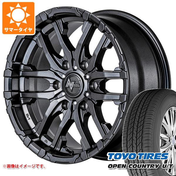 ハイラックスサーフ215系用 サマータイヤ トーヨー オープンカントリー U/T 265/65R17 112H ナイトロパワー M26 クロスファング 8.0 17 :m26bk6 28543 t801055yt:タイヤ1番