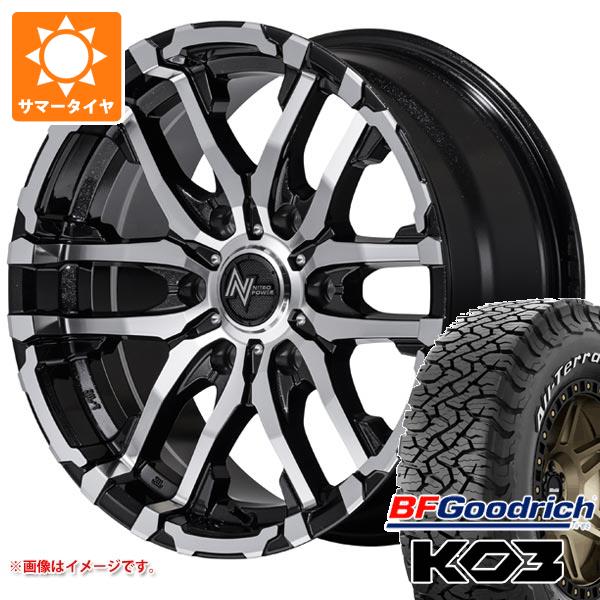 5本セット FJクルーザー 10系用 サマータイヤ BFグッドリッチ オールテレーンT/A KO3 LT285/70R17 121/118S ホワイトレター M26 クロスファング 8.0 17 : m26bm6 42572 t801005yt 5 : タイヤ1番