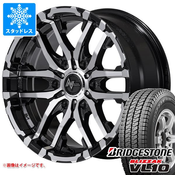 ハイエース 200系用 スタッドレス ブリヂストン ブリザック VL10 195/80R15 107/105N ナイトロパワー M26 クロスファング｜tire1ban