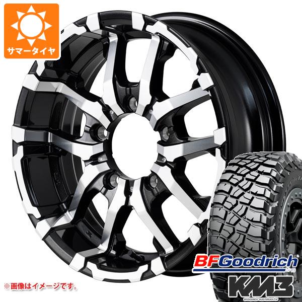 5本セット ジムニーシエラ JB74W用 サマータイヤ BFグッドリッチ マッドテレーンT/A KM3 LT225/75R16 115/112Q ナイトロパワー M26 クロスファング 6.0 16 :m26bms 30405 s861005zk 5:タイヤ1番