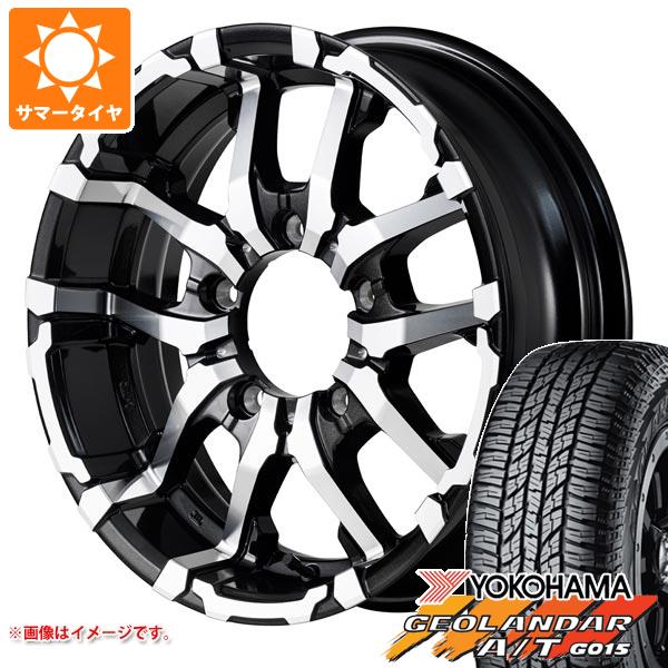 5本セット ジムニーシエラ JB74W用 サマータイヤ ヨコハマ ジオランダー A/T G015 225/70R16 103H ブラックレター ナイトロパワー M26 クロスファング 6.0 16 :m26bms 22934 s861006zk 5:タイヤ1番